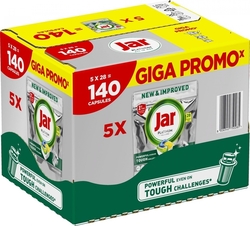 Jar kapsle na nádobí Platinum Yellow 140 ks (5x28ks)