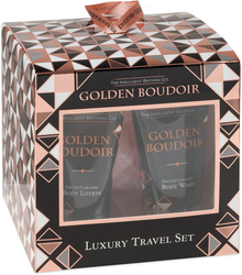 Golden Boudior Luxusní cestovní set, Slaný karamel