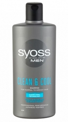 Syoss Men Clean & Cool šampon 500 ml