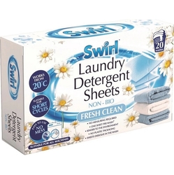 Swirl Fresh Clean Speciální prací papírky na praní Universal 20 Praní