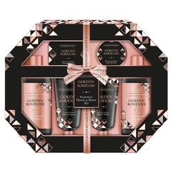 Golden Boudior Salted Caramel Pampering Bath & Body Set