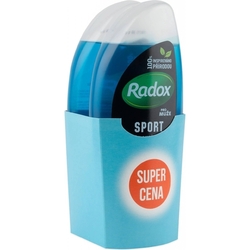 Radox Sprchový gel Men Sport 2x250 ml