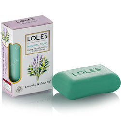 LOLE'S Luxury Natural přírodní mýdlo s lenavdulí & olivovým olejem 150g