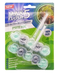 Max Flush 5 WC blok Borovice 2x45g