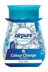 Airpure Colour Change Ocean Fresh vonné svítící krystaly 300g