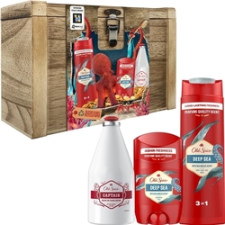 OLD SPICE Deep Sea truhla (stick 50ml + SG 250ml + Captain VPH 100ml)