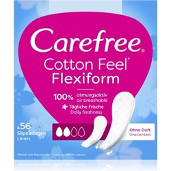 Carefree Cotton Feel Flexiform slipové vložky 56 ks