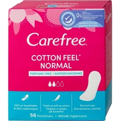 Carefree Cotton Normal slipové vložky 56 ks