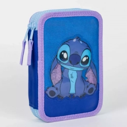 Penál Disney Lilo and Stitch dvoupatrový s výbavou