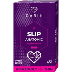 Carin Slip Anatomic Super Comfort dámské vložky 45 ks