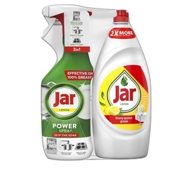 Jar Power Spray do myčky Lemon 3v1  500ml + Jar 900ml Lemon